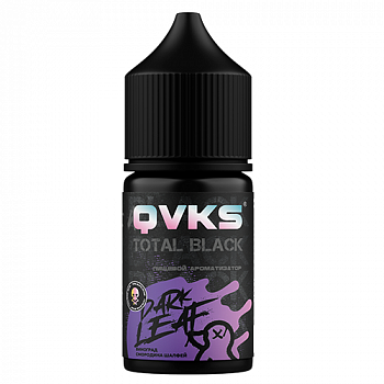 Купить Ароматизатор QVKS TOTAL BLACK KONSTRUKT "Виноград Смородина Шалфей" (на 30мл) Ароматизатор QVKS TOTAL BLACK KONSTRUKT "Виноград Смородина Шалфей" (на 30мл)
